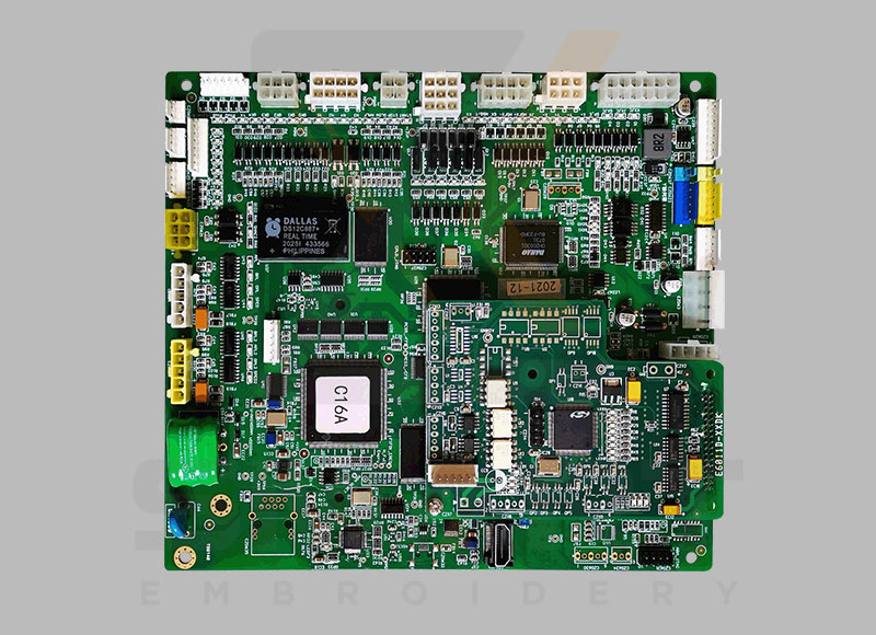 Dahaon pääkortti E8606 C16-tietokoneen päätaulun emolevy E8606-C16A Computer Brodeery Machine -tarvikkeet