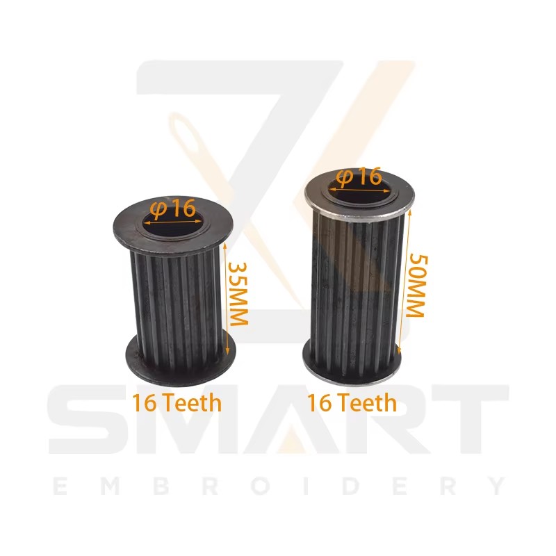 Tajima SWF-hammasharjan osat Pulley rautaa materiaali S5M 16 hampaat 35/50 MM 501490030S12 UN110030B000 501470050S11
