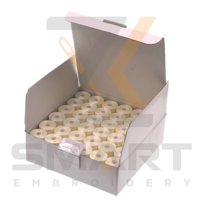 144 kappaletta L-koko Valkoinen väri Ennalta haavoittunut Bobbins Embroidery Machine Parts R06-75D/2W-L