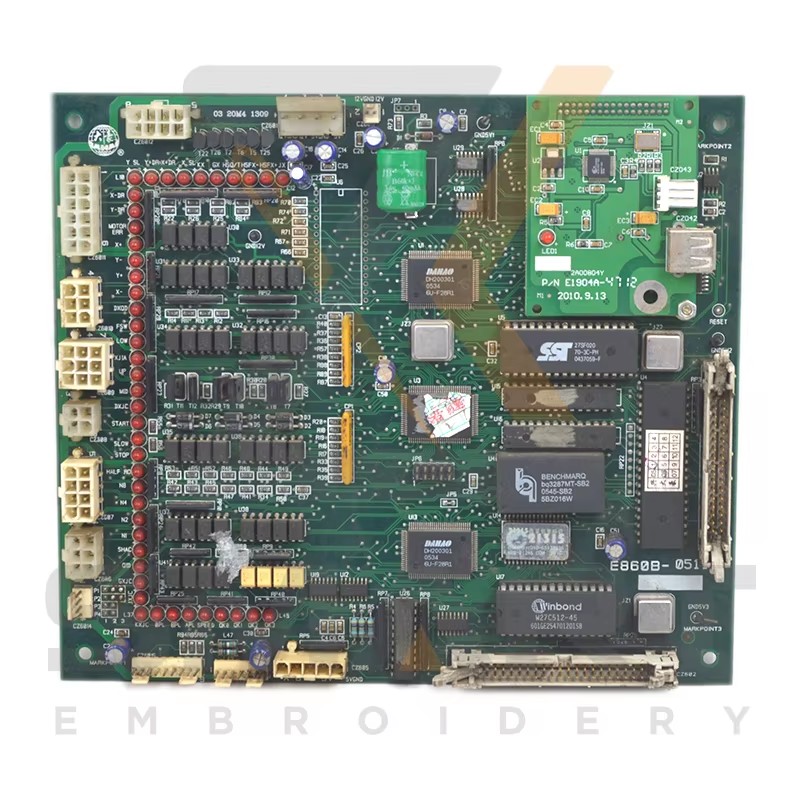 Käytetyt DAHAO E860 CPU-kortti kiinalainen embroidery kone osat EDH0101-E860-U